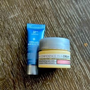 IT Cosmetics sample bundle confidence in a cream & hello results